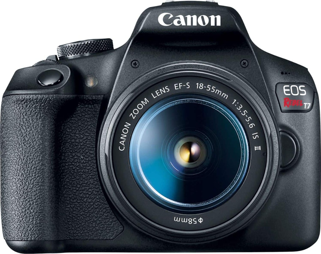 Canon EOS Rebel T7 DSLR Camera with 18-55mm Lens: $529.99