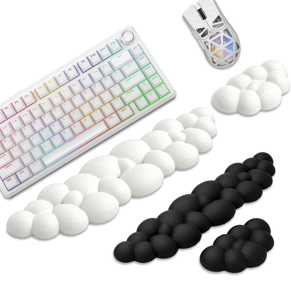 Tyasoleil Cloud Ergonomic Memory Foam Keyboard and Mouse Wrist Rest Set: $13.89 Tyasoleil Cloud Ergonomic Memory Foam Keyboard and Mouse Wrist Rest Set: $13.89