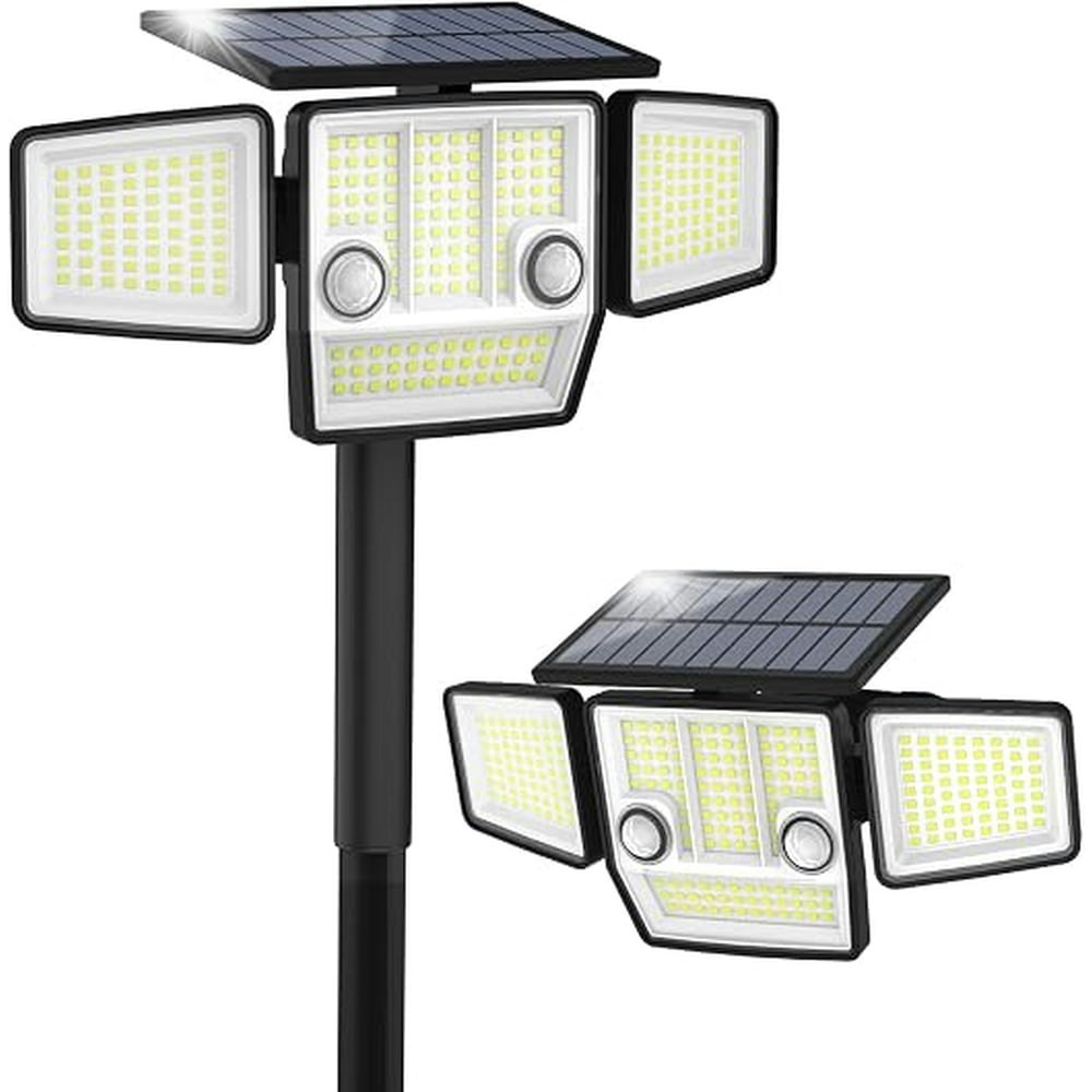 Haaray 2,500-Lumen 3-Head Solar Motion Sensor Security Flood Light: $19.99 Haaray 2,500-Lumen 3-Head Solar Motion Sensor Security Flood Light: $19.99