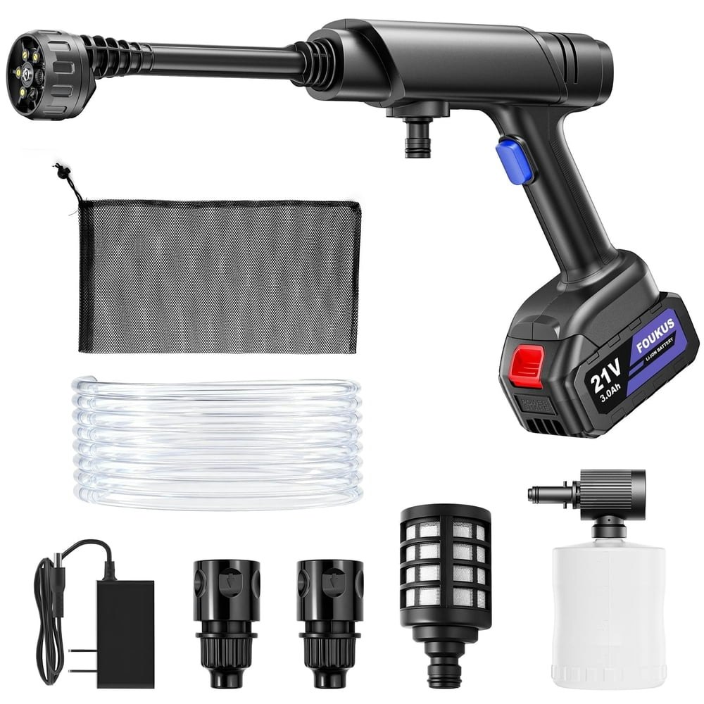 Foukus 21V 1,200PSI Cordless Portable Power Washer: $53.99 Foukus 21V 1,200PSI Cordless Portable Power Washer: $53.99