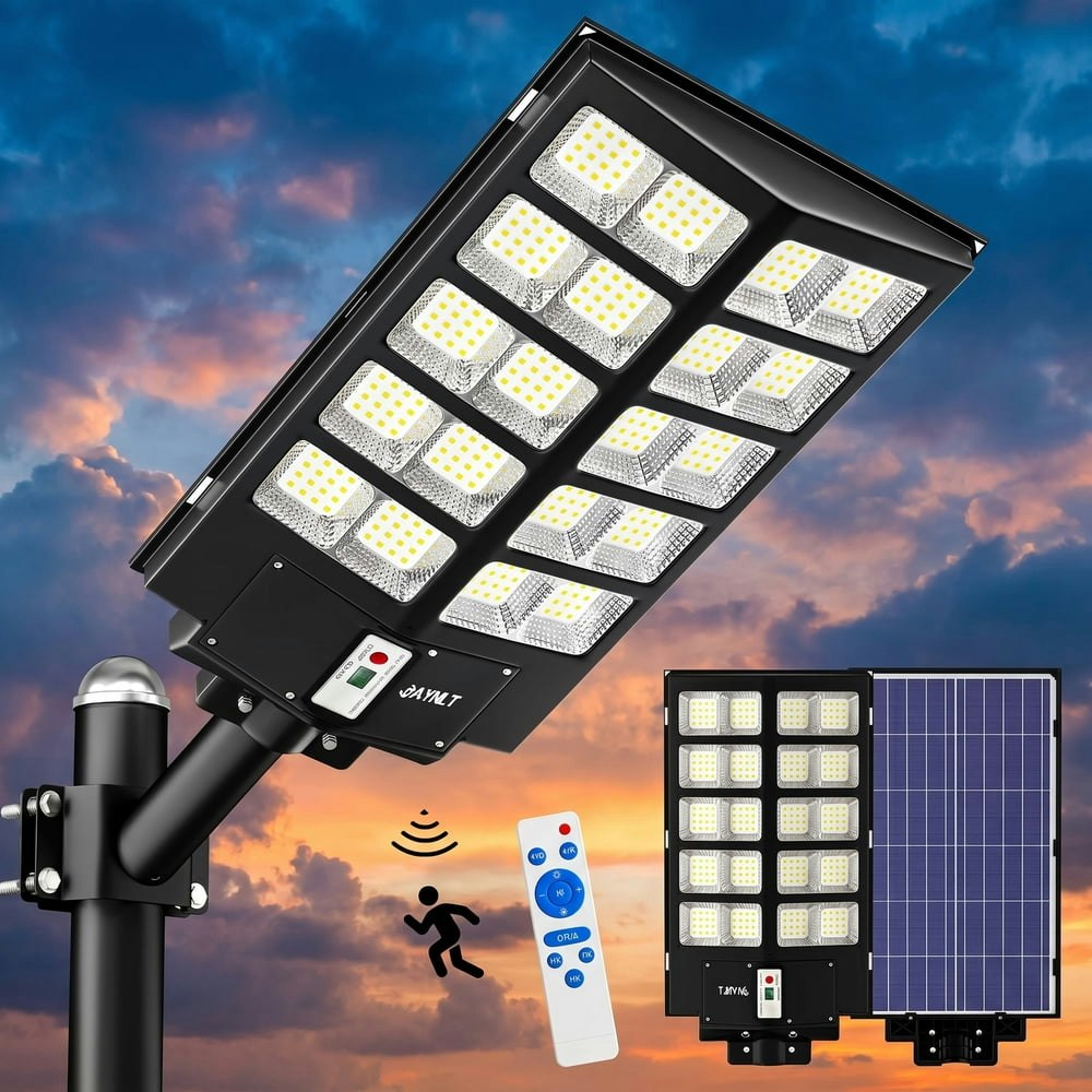 Bjsuc Solar-Powered Motion Sensor Security Light: $127.80 Bjsuc Solar-Powered Motion Sensor Security Light: $127.80