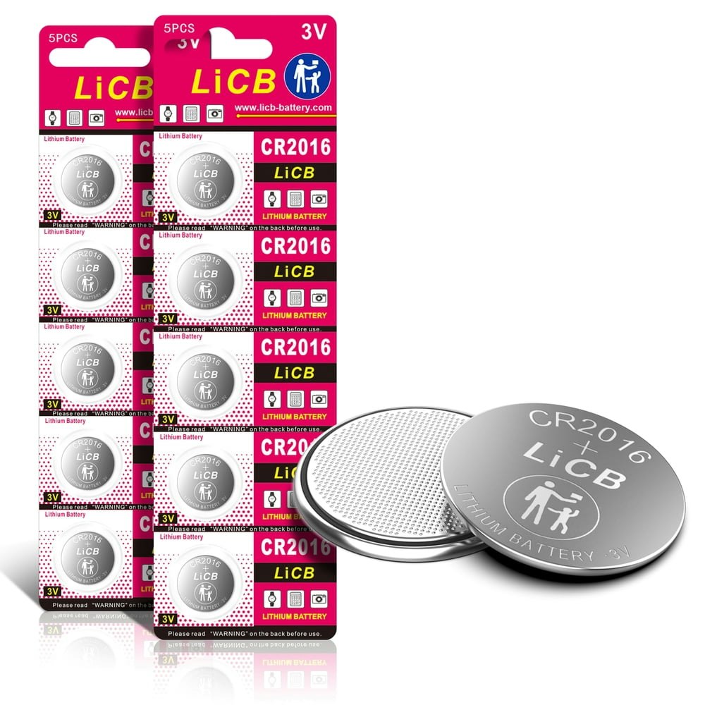 LiCB CR2016 3-Volt Lithium Coin Battery 10-Pack: $5.99