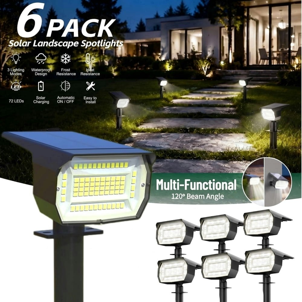 Hovmap Solar Spot Lights 6-Pack: $33.99 Hovmap Solar Spot Lights 6-Pack: $33.99