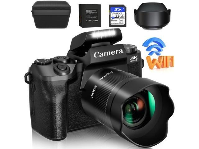 Saneen 4K 64MP Digital Vlogging Camera 32GB Kit: $238.99 Saneen 4K 64MP Digital Vlogging Camera 32GB Kit: $238.99