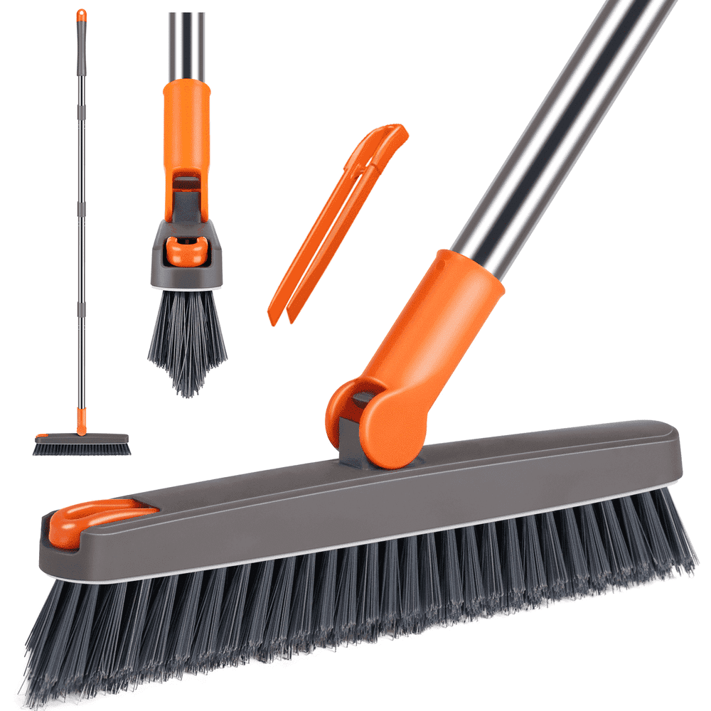 2-in-1 V-Shaped Grout Scrub Brush with Adjustable Handle: $13.29 2-in-1 V-Shaped Grout Scrub Brush with Adjustable Handle: $13.29