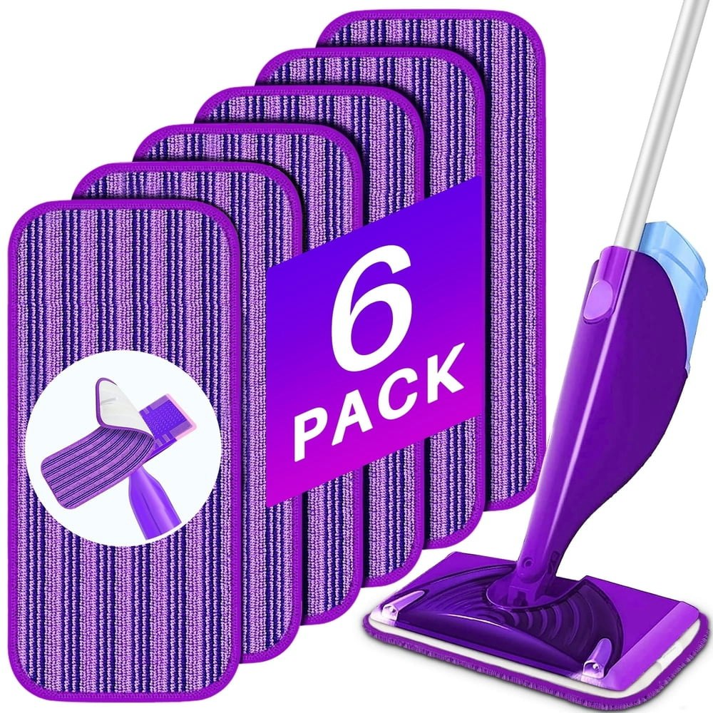 Ilavclean Reusable Microfiber Mop Pads for Swiffer WetJet 6-Pack: $12.89 Ilavclean Reusable Microfiber Mop Pads for Swiffer WetJet 6-Pack: $12.89