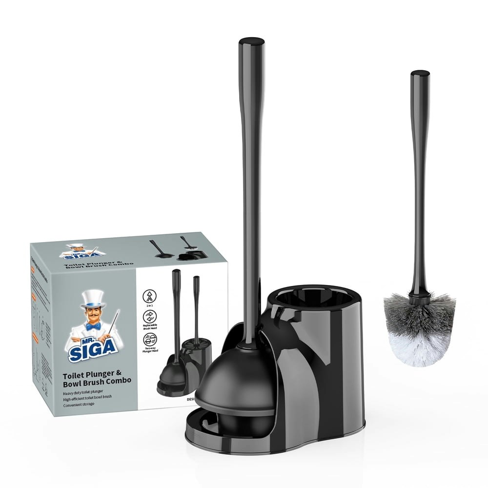 Mr. Siga Toilet Plunger and Bowl Brush Combo: $21.58