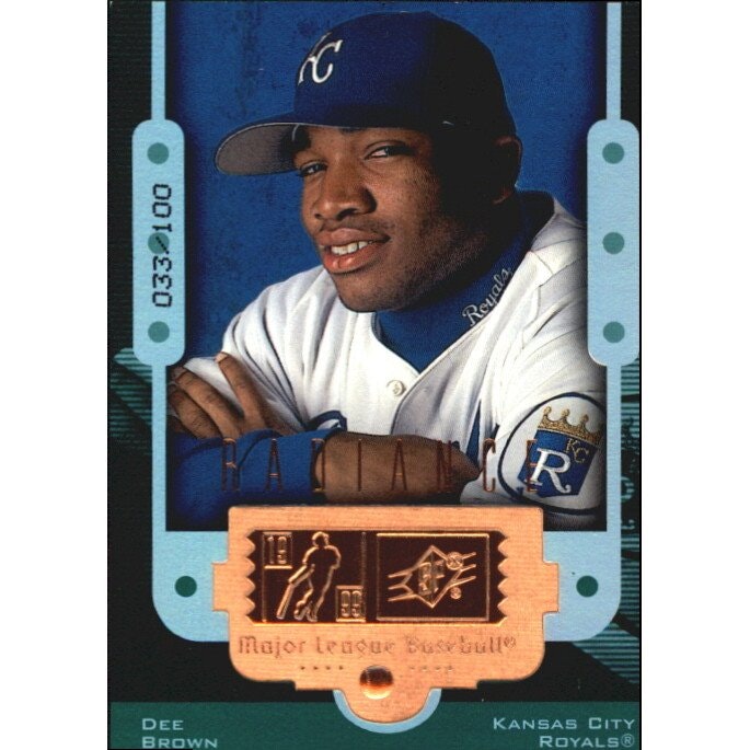 1999 SPx Finite Radiance Dee Brown Card #98: $16