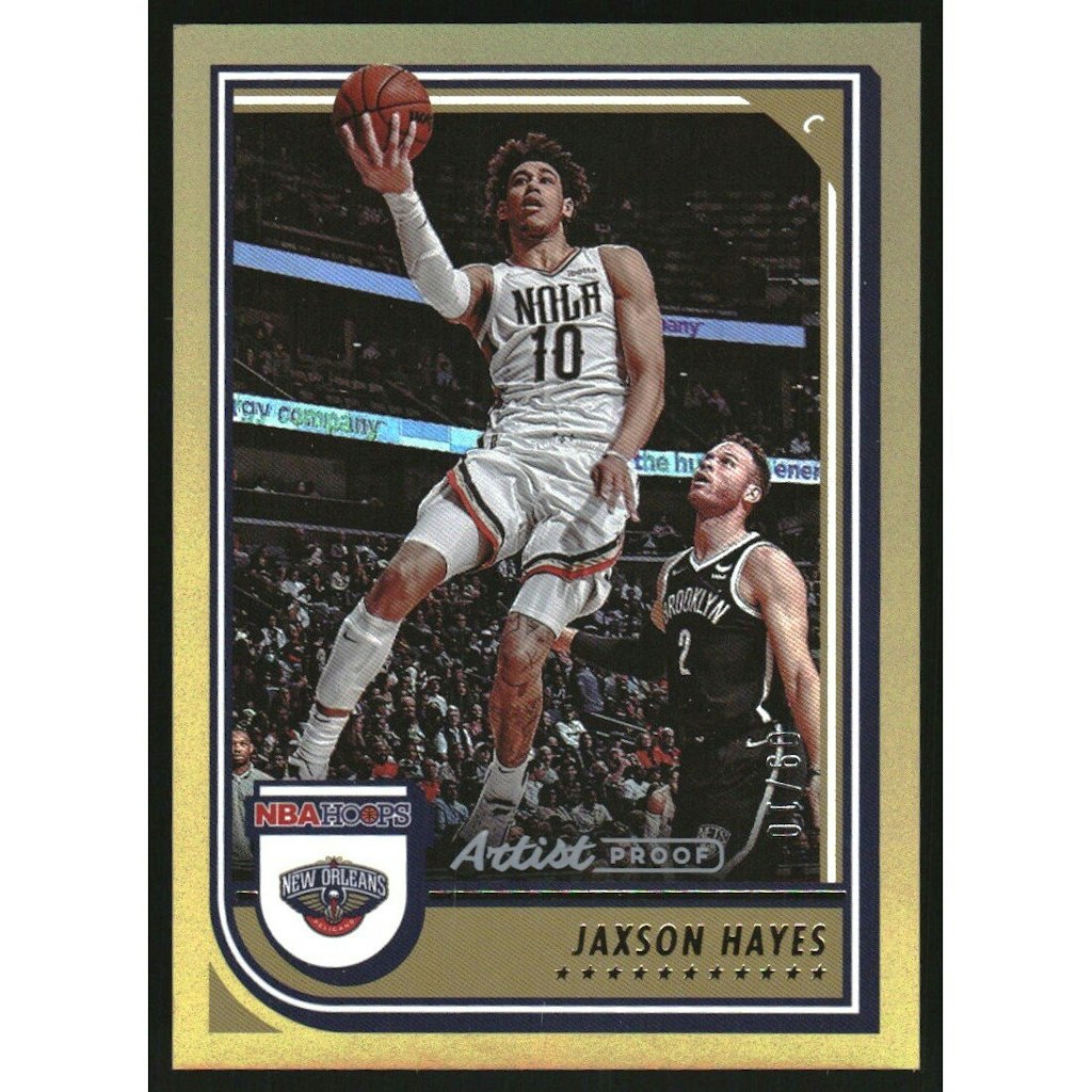 2022-23 Hoops Artist Proof Gold Jaxson Hayes Card: $12