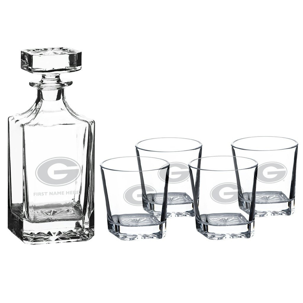 Georgia Bulldogs Personalized Decanter 5-Piece Set: $199.99 Georgia Bulldogs Personalized Decanter 5-Piece Set: $199.99