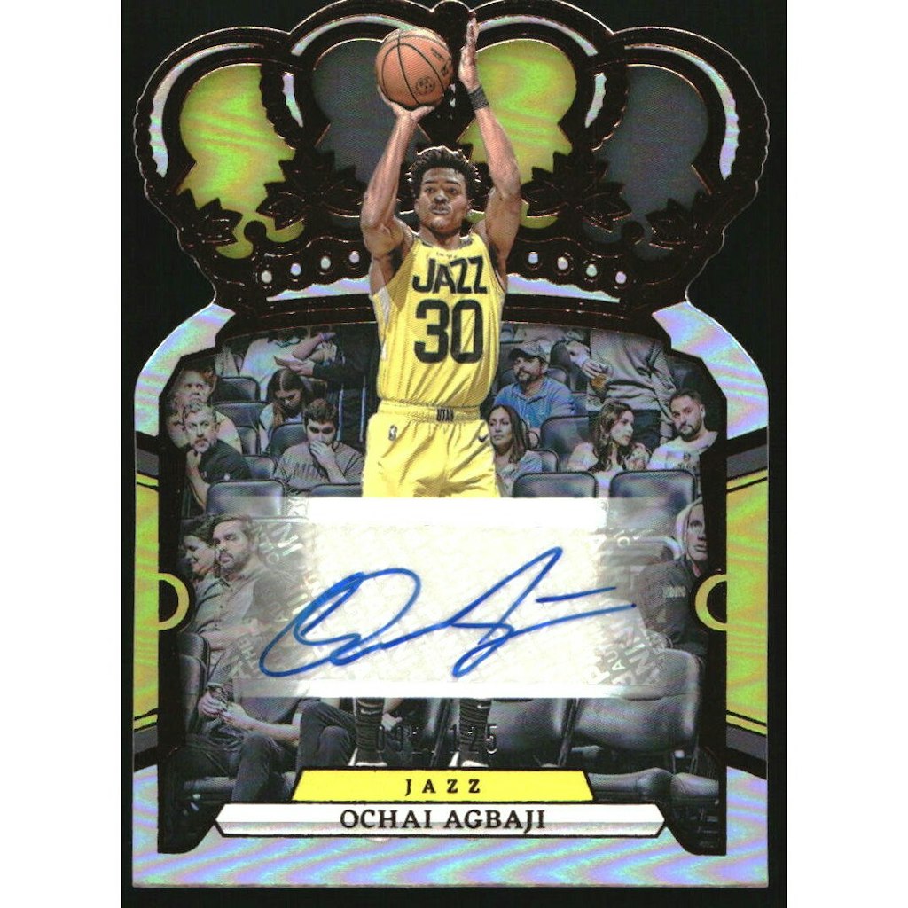 2023-24 Crown Royale Ochai Agbaji Crown Autograph Card: $12
