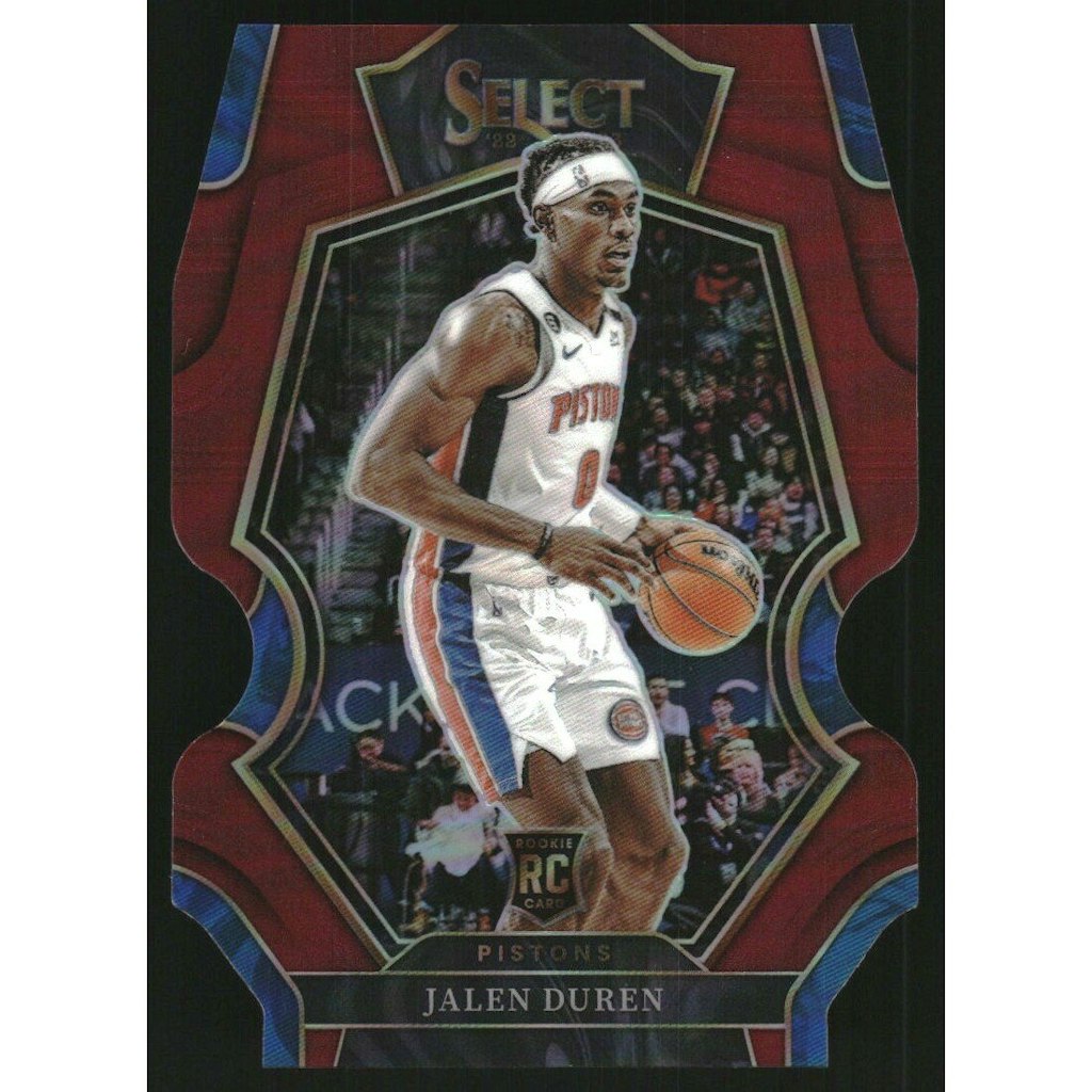 2022-23 Select Prizms Maroon Die Cut #176 Jalen Duren: $15