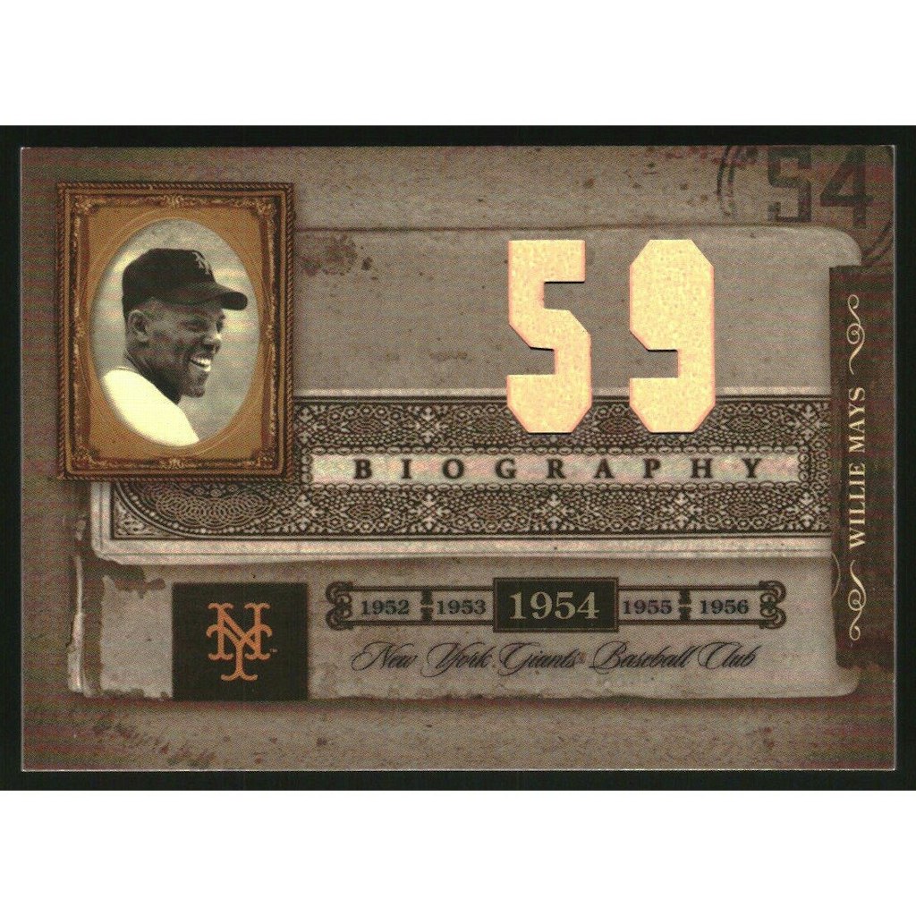 Willie Mays 2005 Biography Card: $10