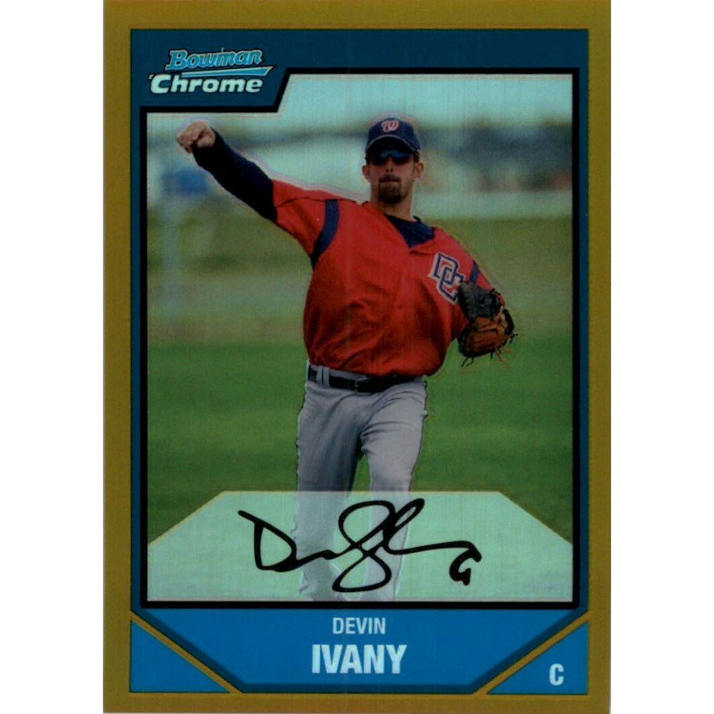 2007 Bowman Chrome Prospects Gold Refractor Devin Ivany #BC191: $20 2007 Bowman Chrome Prospects Gold Refractor Devin Ivany #BC191: $20