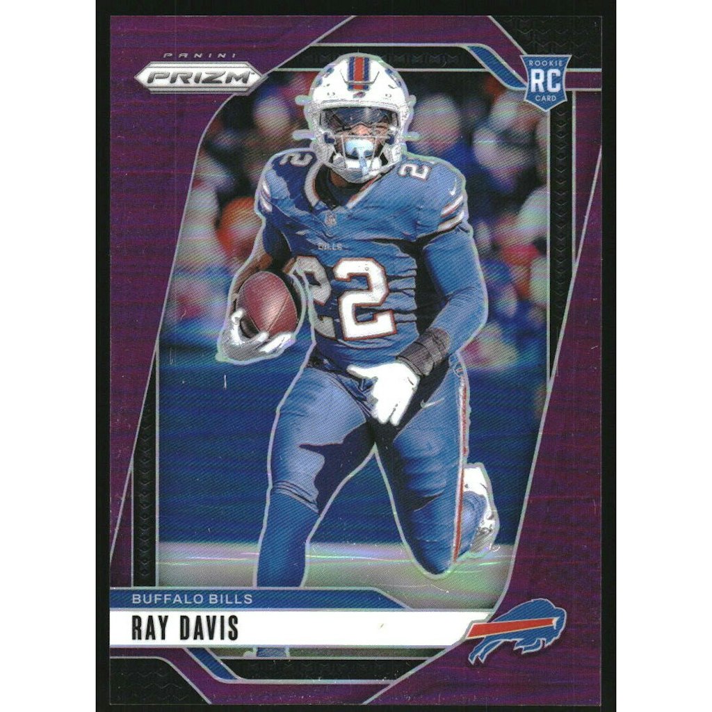 2024 Panini Prizm #382 Ray Davis Purple Prizm Card: $10 2024 Panini Prizm #382 Ray Davis Purple Prizm Card: $10