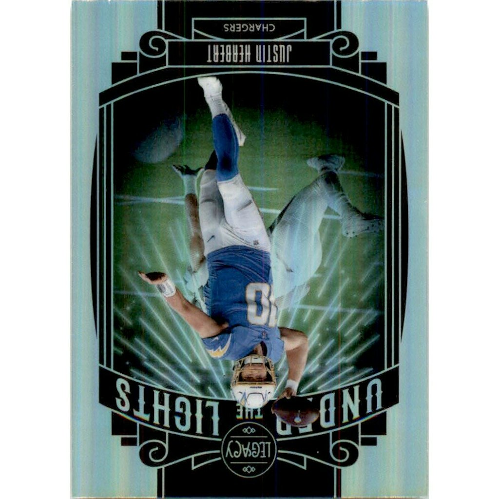 2021 Panini Legacy Under the Lights Silver Justin Herbert #30 Trading Card: $18