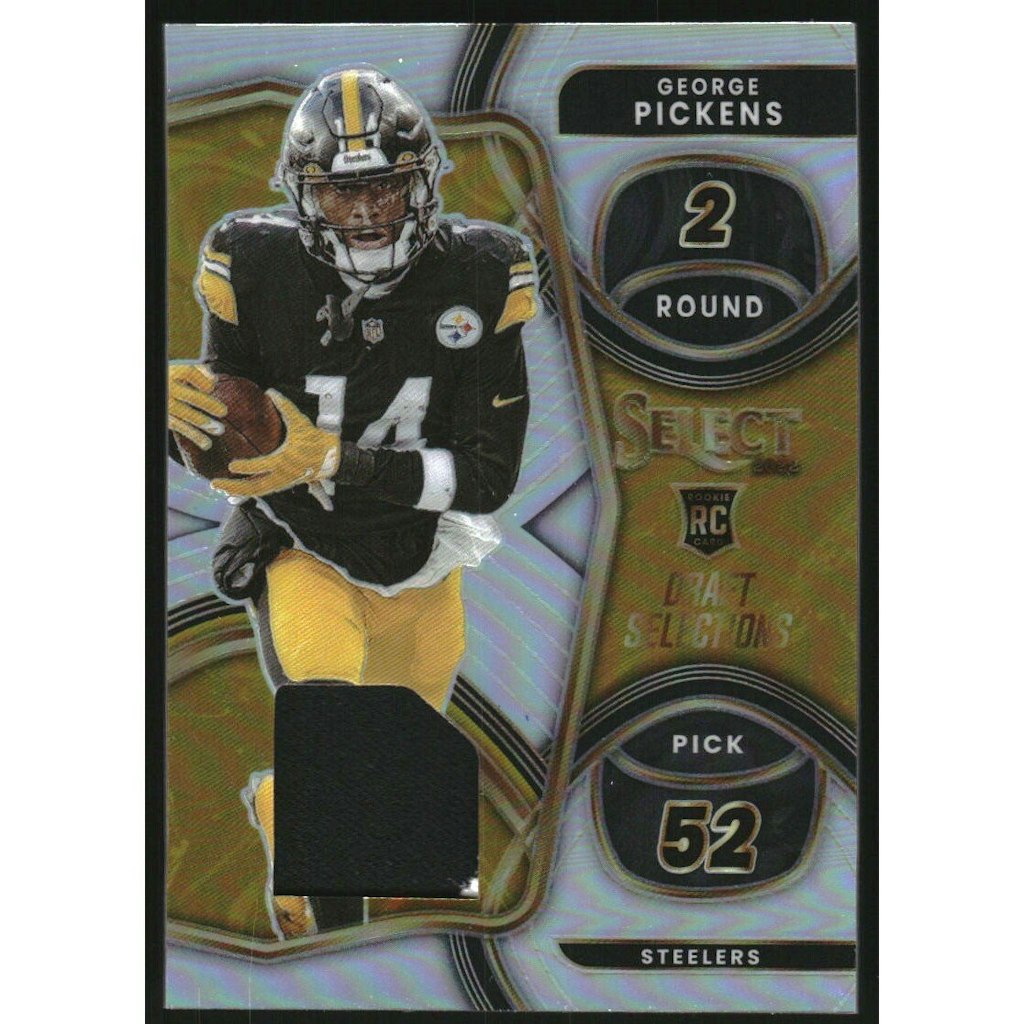 2022 Select Draft Selections George Pickens Prizm Card #17: $12