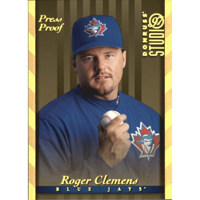 1997 Studio Gold Roger Clemens Press Proof #17: $24 1997 Studio Gold Roger Clemens Press Proof #17: $24