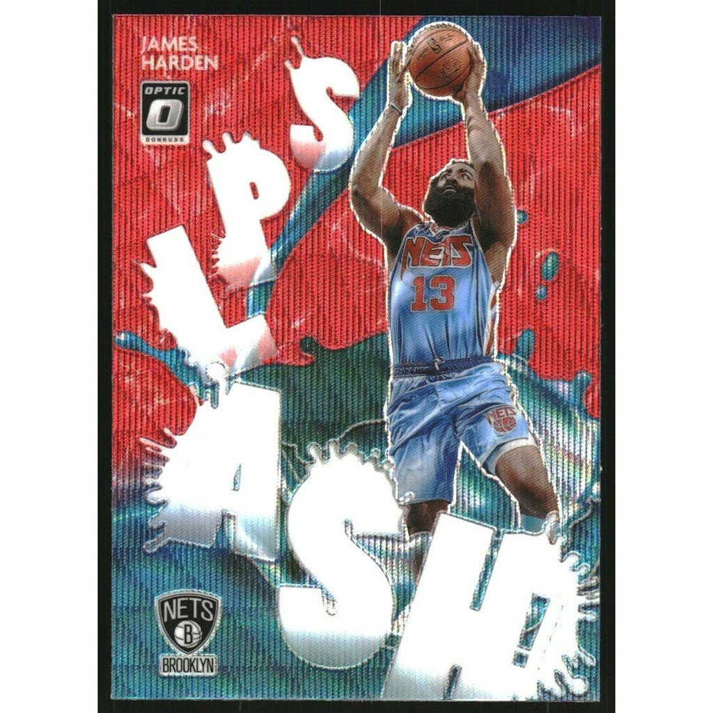 2020-21 Donruss Optic Splash Red Wave James Harden Card: $15