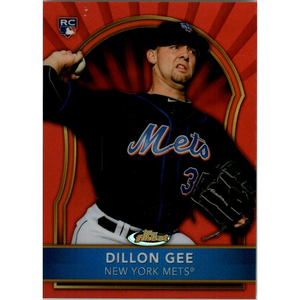 2011 Finest Dillon Gee Red Refractor Baseball Card: $12