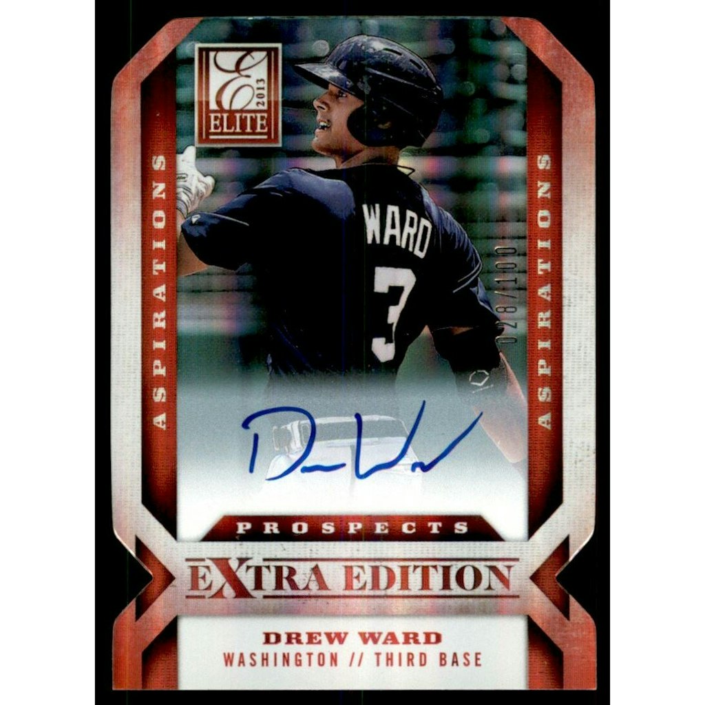 2013 Elite Extra Edition Drew Ward Signature Aspirations Trading Card: $10