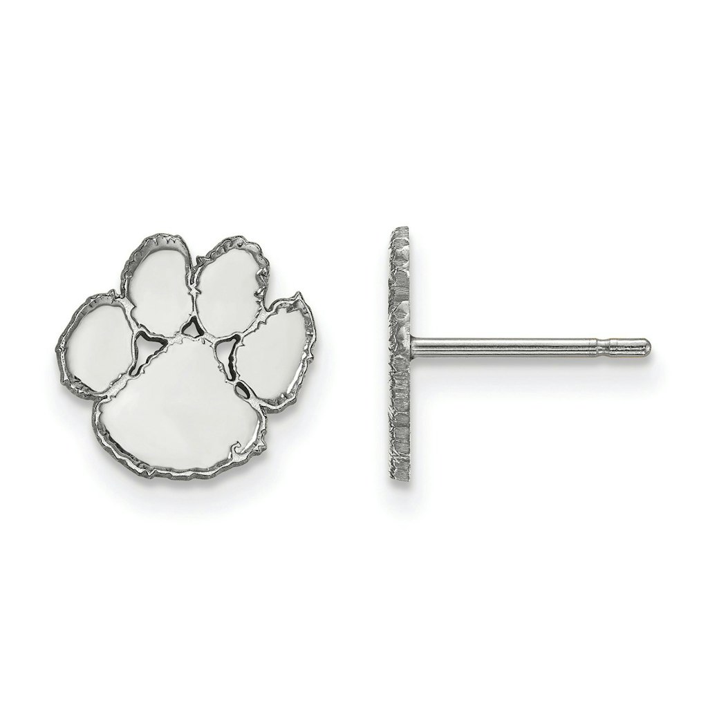 Women's Clemson Tigers Sterling Silver XS Post Earrings: $119.99 Women's Clemson Tigers Sterling Silver XS Post Earrings: $119.99