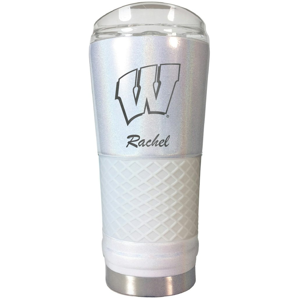 Wisconsin Badgers 24oz. Personalized Opal Draft Tumbler: $39.99 Wisconsin Badgers 24oz. Personalized Opal Draft Tumbler: $39.99