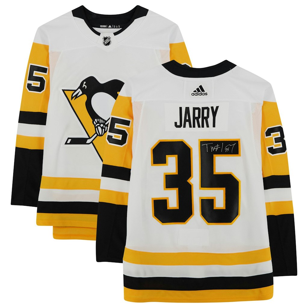 Tristan Jarry Autographed Pittsburgh Penguins Adidas Authentic Jersey: $349.99 Tristan Jarry Autographed Pittsburgh Penguins Adidas Authentic Jersey: $349.99