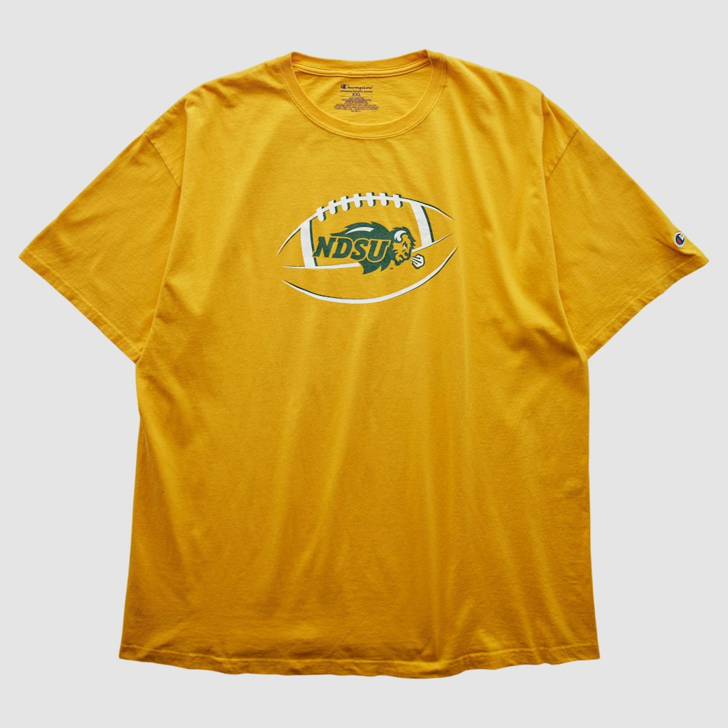 Fanatics Real Vintage NDSU Bison 2000s Champion T-Shirt: $24.99 Fanatics Real Vintage NDSU Bison 2000s Champion T-Shirt: $24.99