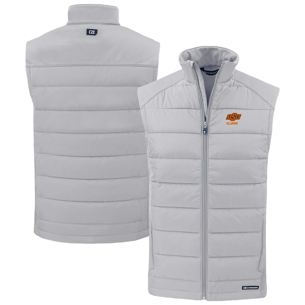 Cutter & Buck Oklahoma State Cowboys Evoke Hybrid Eco Softshell Vest: $209.99