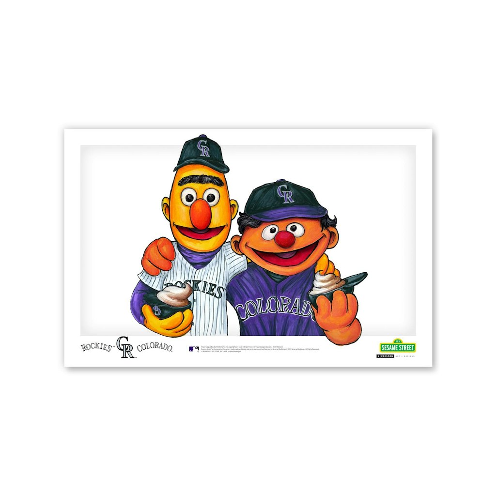 Colorado Rockies Sesame Street Poster Print 11" x 17": $49.99 Colorado Rockies Sesame Street Poster Print 11" x 17": $49.99