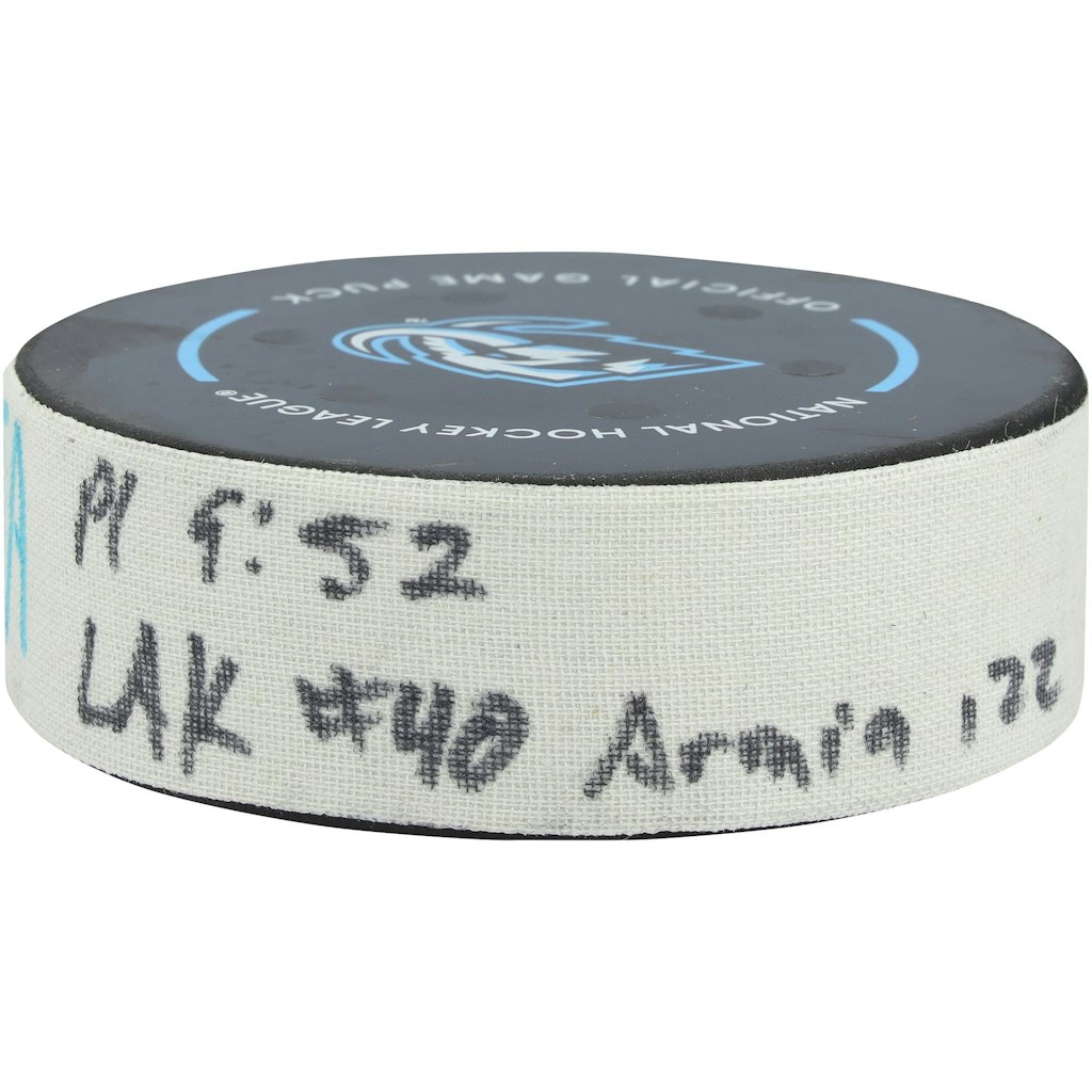 Joel Armia Game-Used Goal Puck: $149.99