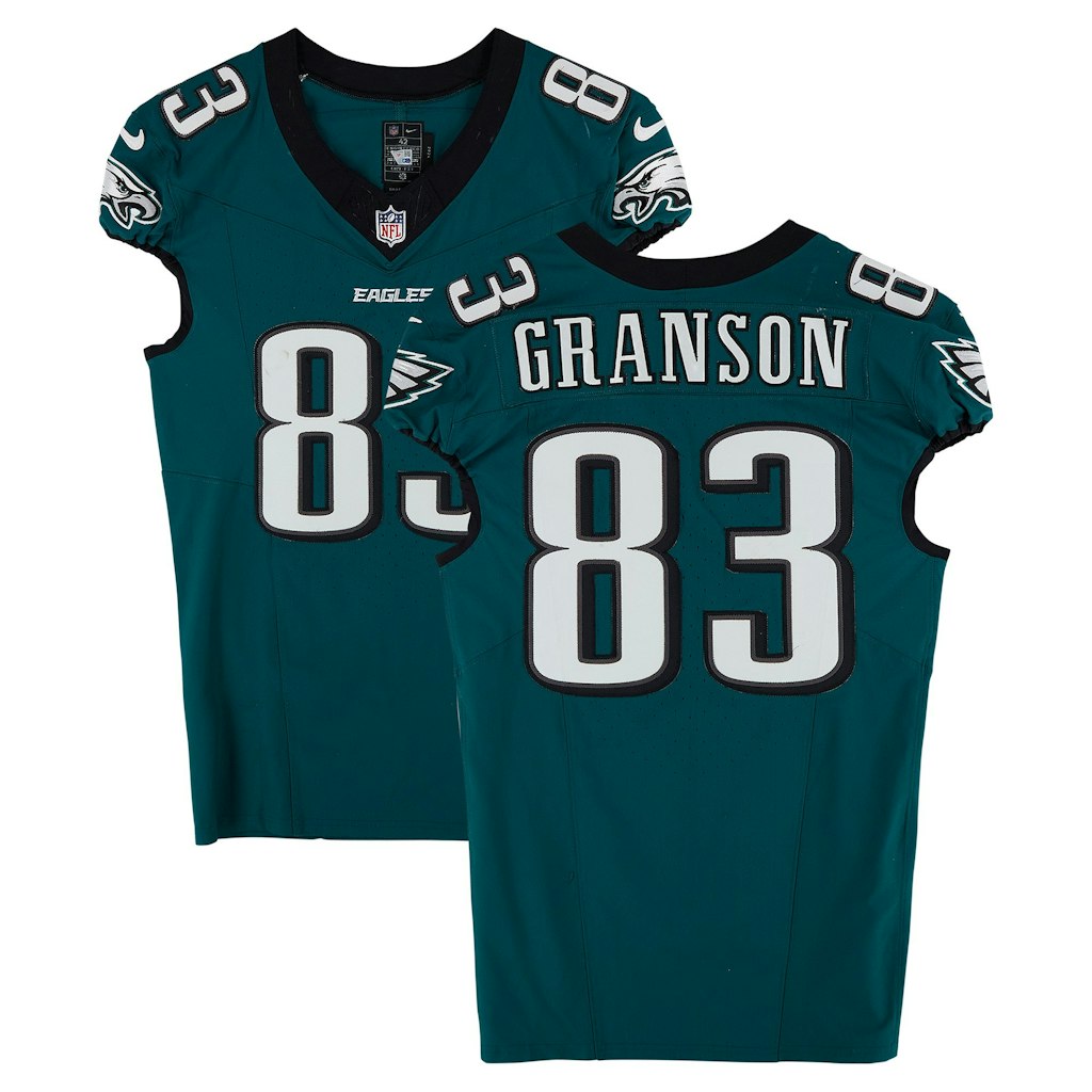 Kylen Granson Philadelphia Eagles Game-Used Jersey: $999.99 Kylen Granson Philadelphia Eagles Game-Used Jersey: $999.99