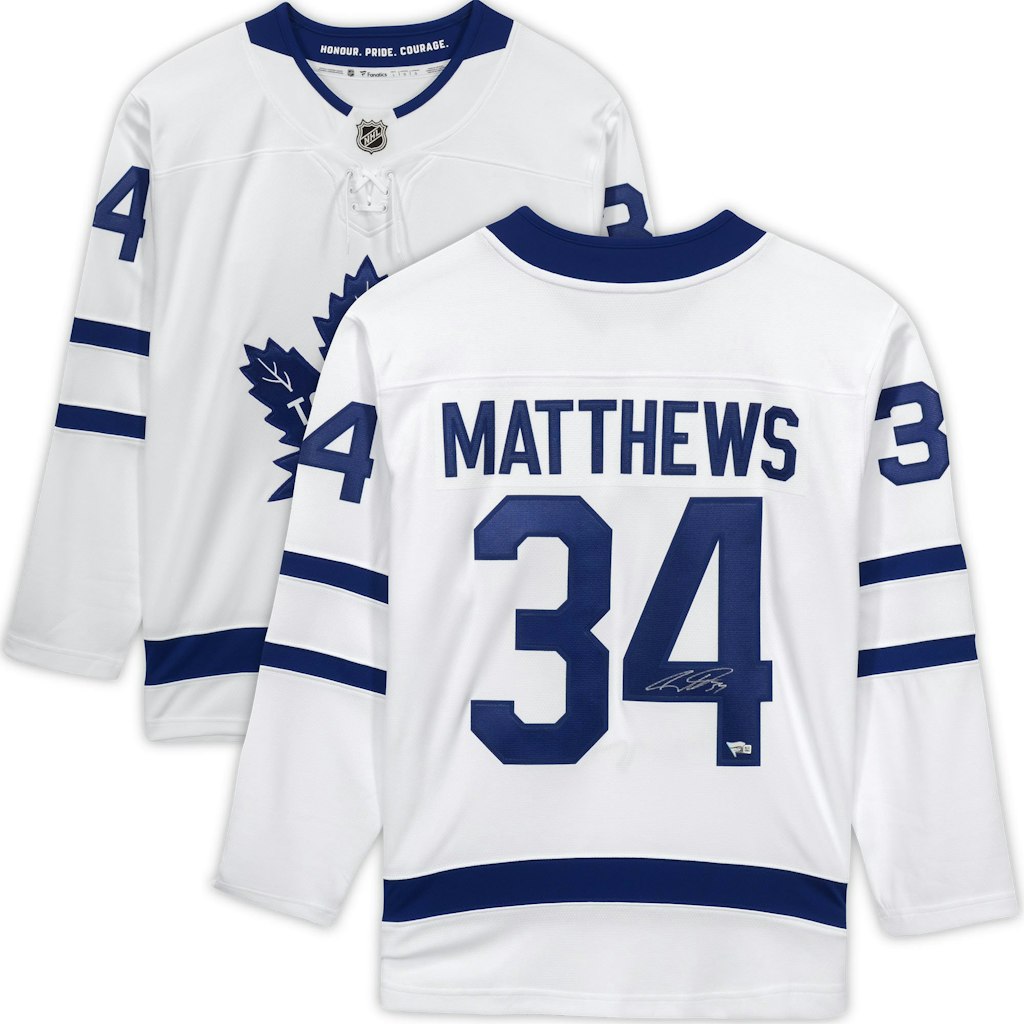 Auston Matthews Toronto Maple Leafs Autographed Fanatics Breakaway Jersey: $599.99 Auston Matthews Toronto Maple Leafs Autographed Fanatics Breakaway Jersey: $599.99