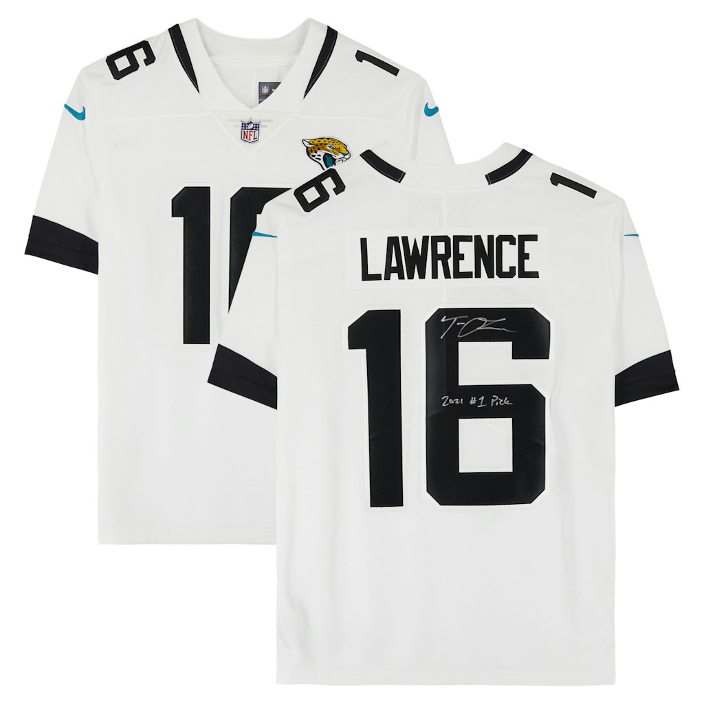 Trevor Lawrence Autographed Jacksonville Jaguars Nike Limited Jersey: $749.99 Trevor Lawrence Autographed Jacksonville Jaguars Nike Limited Jersey: $749.99