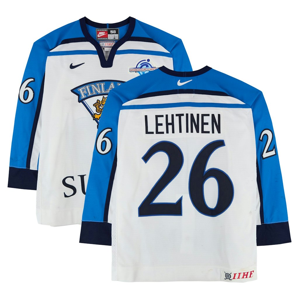 Jere Lehtinen Team Finland 2004 World Cup of Hockey Game-Used Jersey: $3,999.99