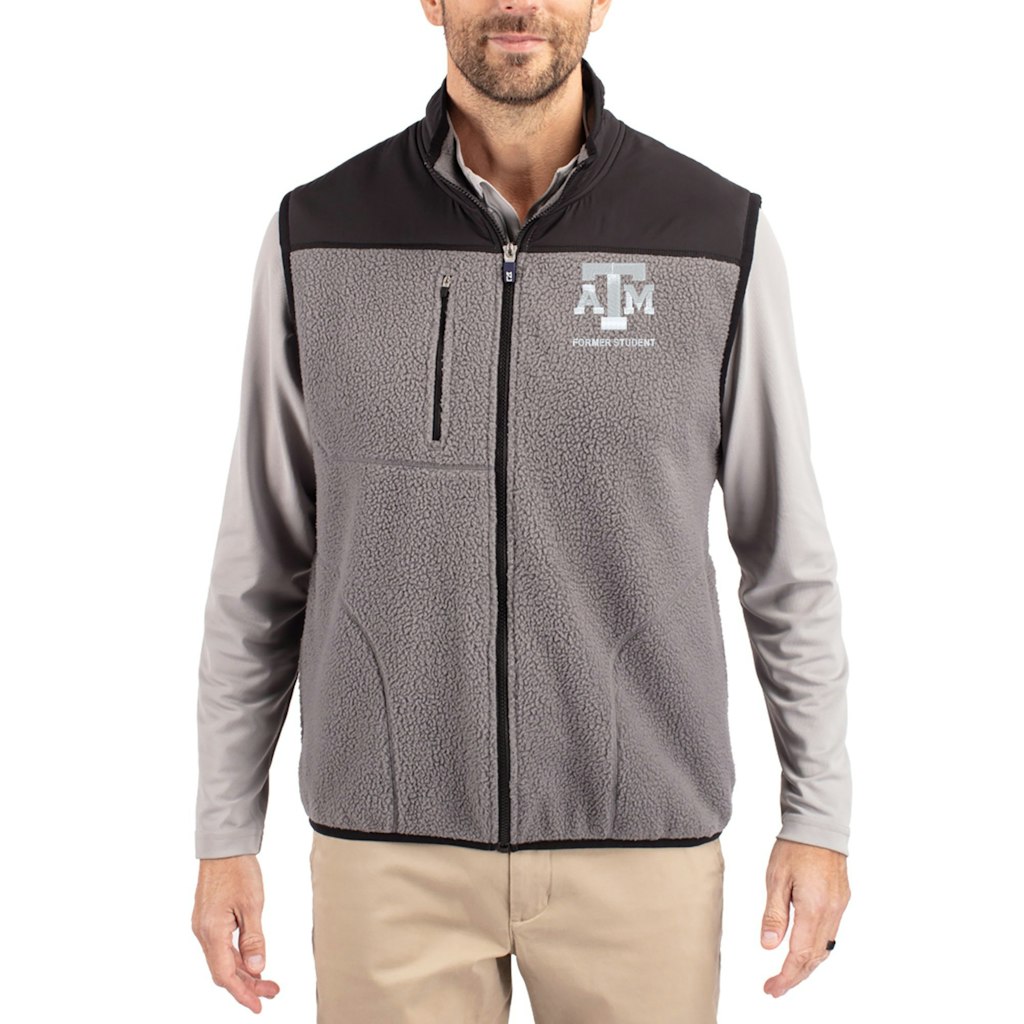Cutter & Buck Texas A&M Aggies Cascade Eco Fleece Full-Zip Vest: $129.99 Cutter & Buck Texas A&M Aggies Cascade Eco Fleece Full-Zip Vest: $129.99
