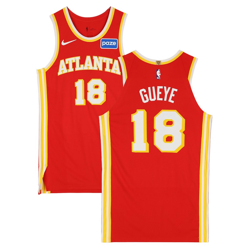 Mouhamed Gueye Atlanta Hawks Game-Used Size 48+4 Nike Jersey: $599.99 Mouhamed Gueye Atlanta Hawks Game-Used Size 48+4 Nike Jersey: $599.99