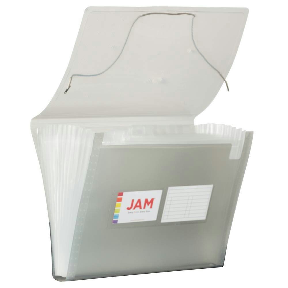 Jam Paper 9\" x 13\" 13-Pocket Expanding File Folder: $13.99 Jam Paper 9\" x 13\" 13-Pocket Expanding File Folder: $13.99
