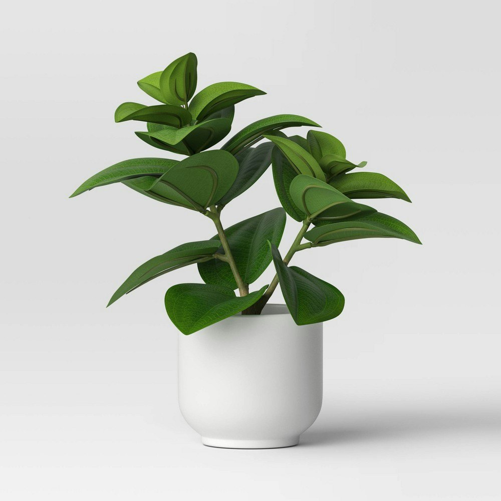 Threshold Artificial Peperomia Caperata in Melamine Pot: $6 Threshold Artificial Peperomia Caperata in Melamine Pot: $6