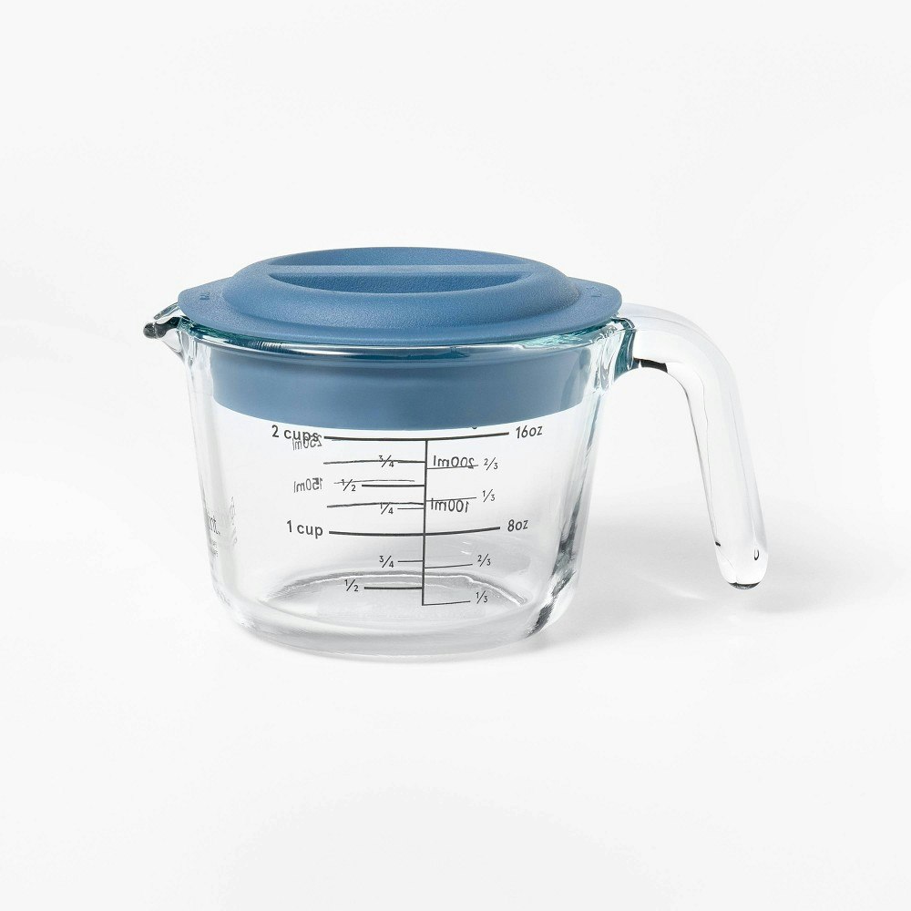 Figmint 2-Cup Glass Measuring Cup with Lid: $12 Figmint 2-Cup Glass Measuring Cup with Lid: $12