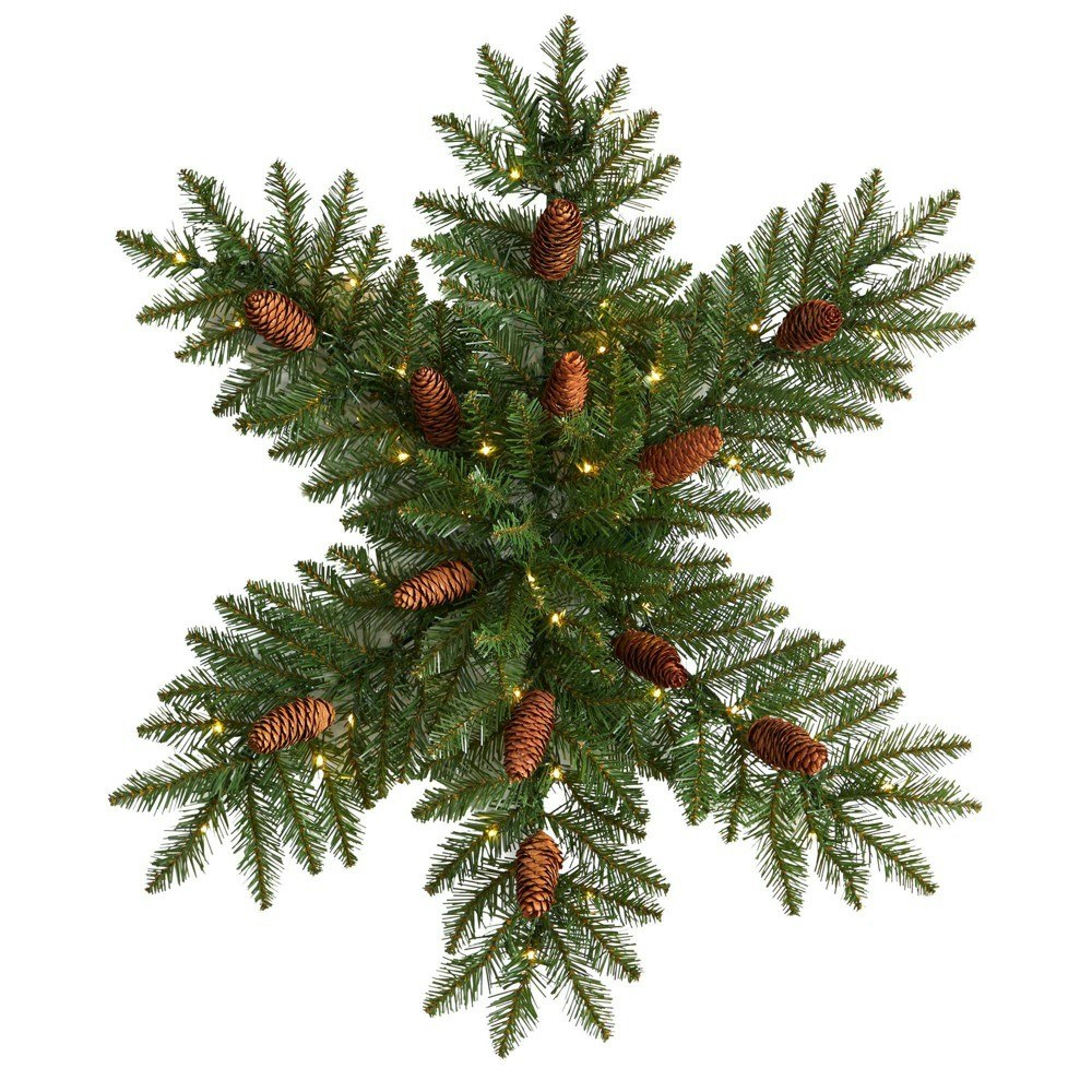 Nearly Natural 30-Inch LED Dunhill Fir Artificial Christmas Wreath: $49.99 Nearly Natural 30-Inch LED Dunhill Fir Artificial Christmas Wreath: $49.99