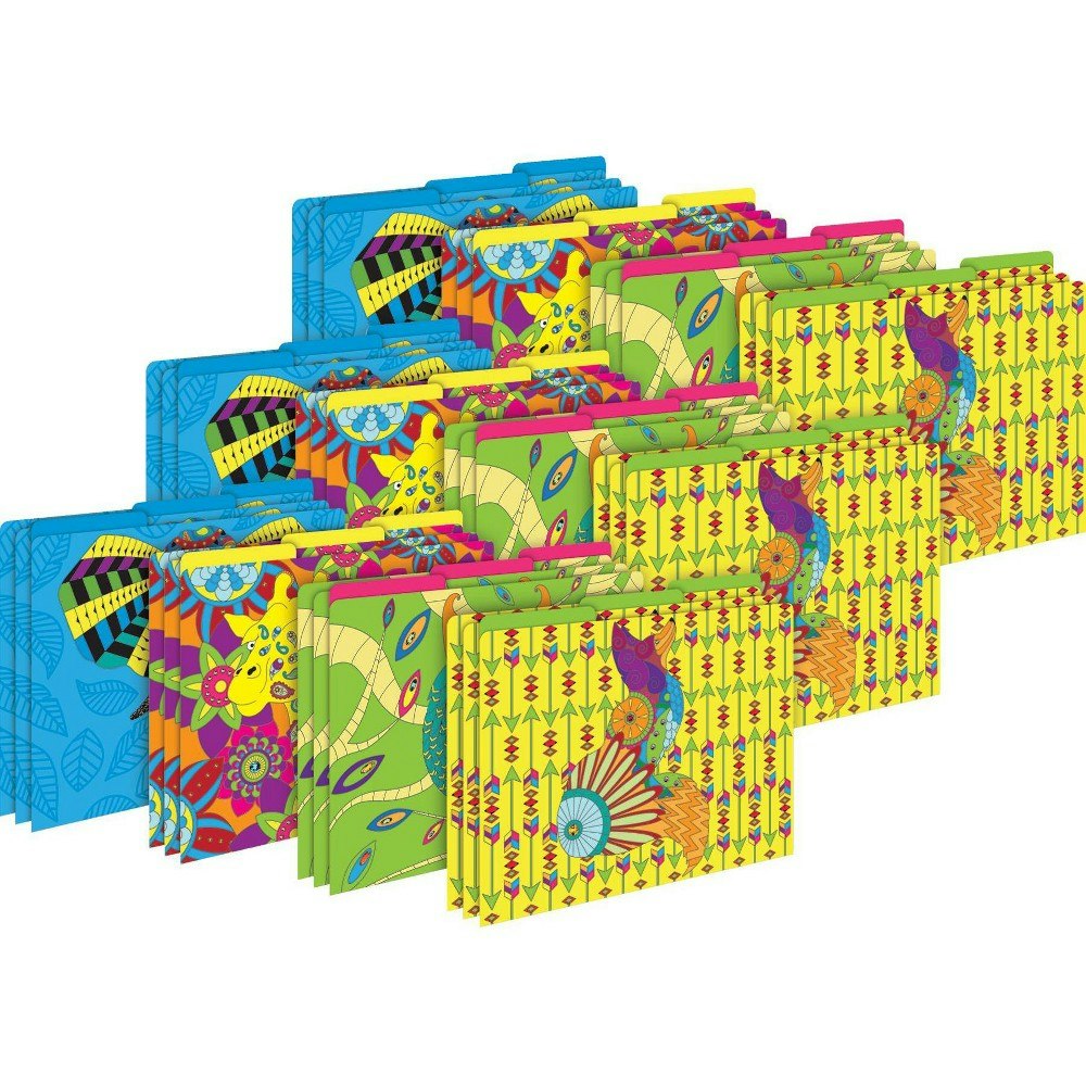 Barker Creek Bohemian Animals Letter-Size File Folders 36-Pack: $49.49 Barker Creek Bohemian Animals Letter-Size File Folders 36-Pack: $49.49