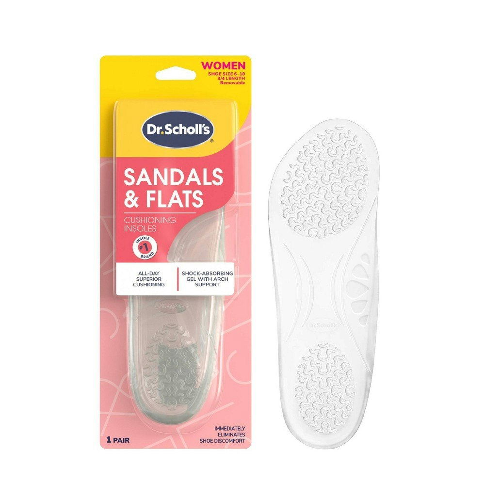 Dr. Scholl's Women's Sandals & Flats Cushioning Insoles: $12.19 Dr. Scholl's Women's Sandals & Flats Cushioning Insoles: $12.19