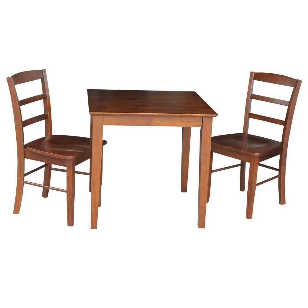 International Concepts 30" Dining Table and 2 Madrid Chairs Set: $382.99 International Concepts 30" Dining Table and 2 Madrid Chairs Set: $382.99