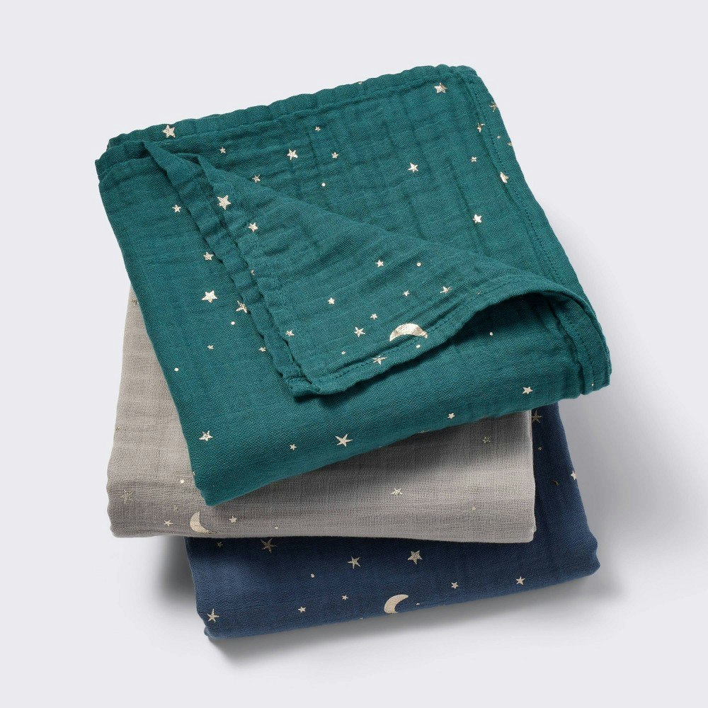 Cloud Island 47 x 47-Inch Muslin Swaddle Baby Blanket 3-Pack: $19.99 Cloud Island 47 x 47-Inch Muslin Swaddle Baby Blanket 3-Pack: $19.99