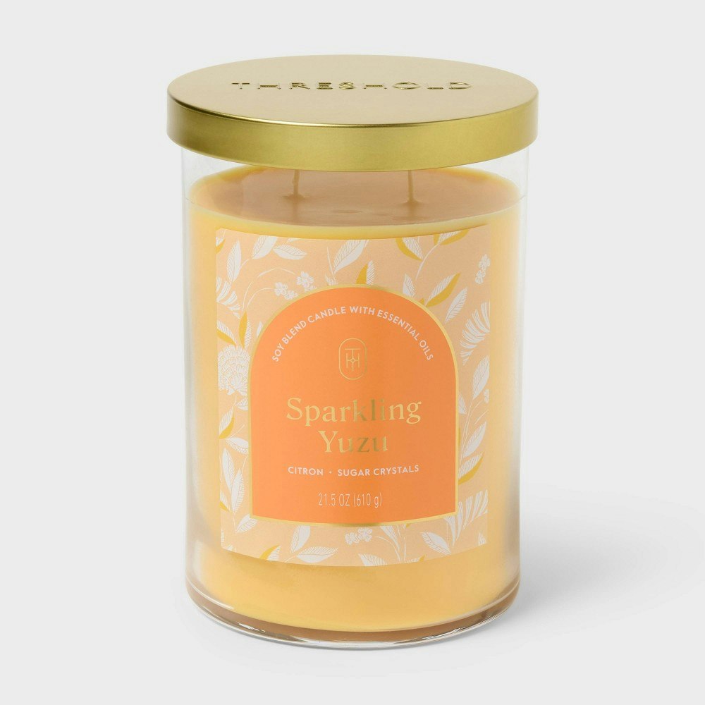 Threshold 21.5oz 2-Wick Lidded Glass Jar Candle: $15 Threshold 21.5oz 2-Wick Lidded Glass Jar Candle: $15