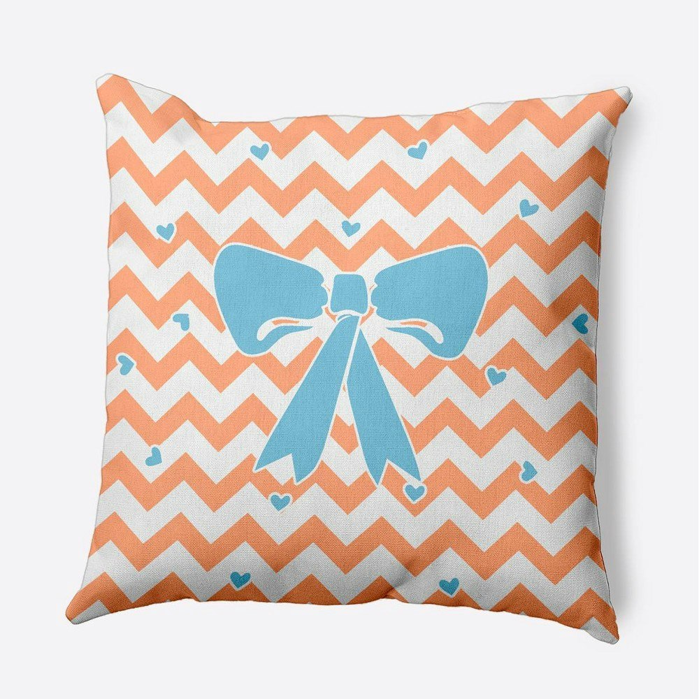 16"x16" Chevron Bow Square Throw Pillow: $38.49 16"x16" Chevron Bow Square Throw Pillow: $38.49