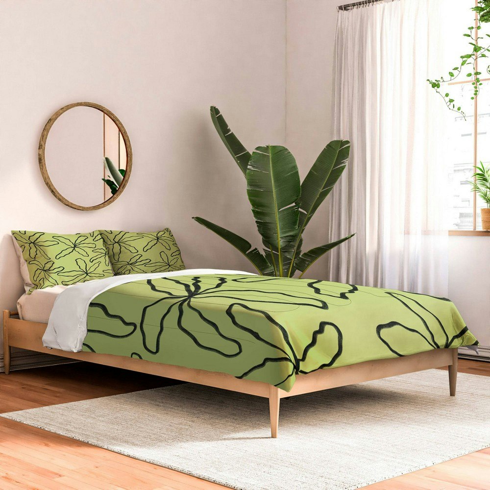 Deny Designs Jae Polgar Party Green Comforter and Sham Set: $239.99 Deny Designs Jae Polgar Party Green Comforter and Sham Set: $239.99