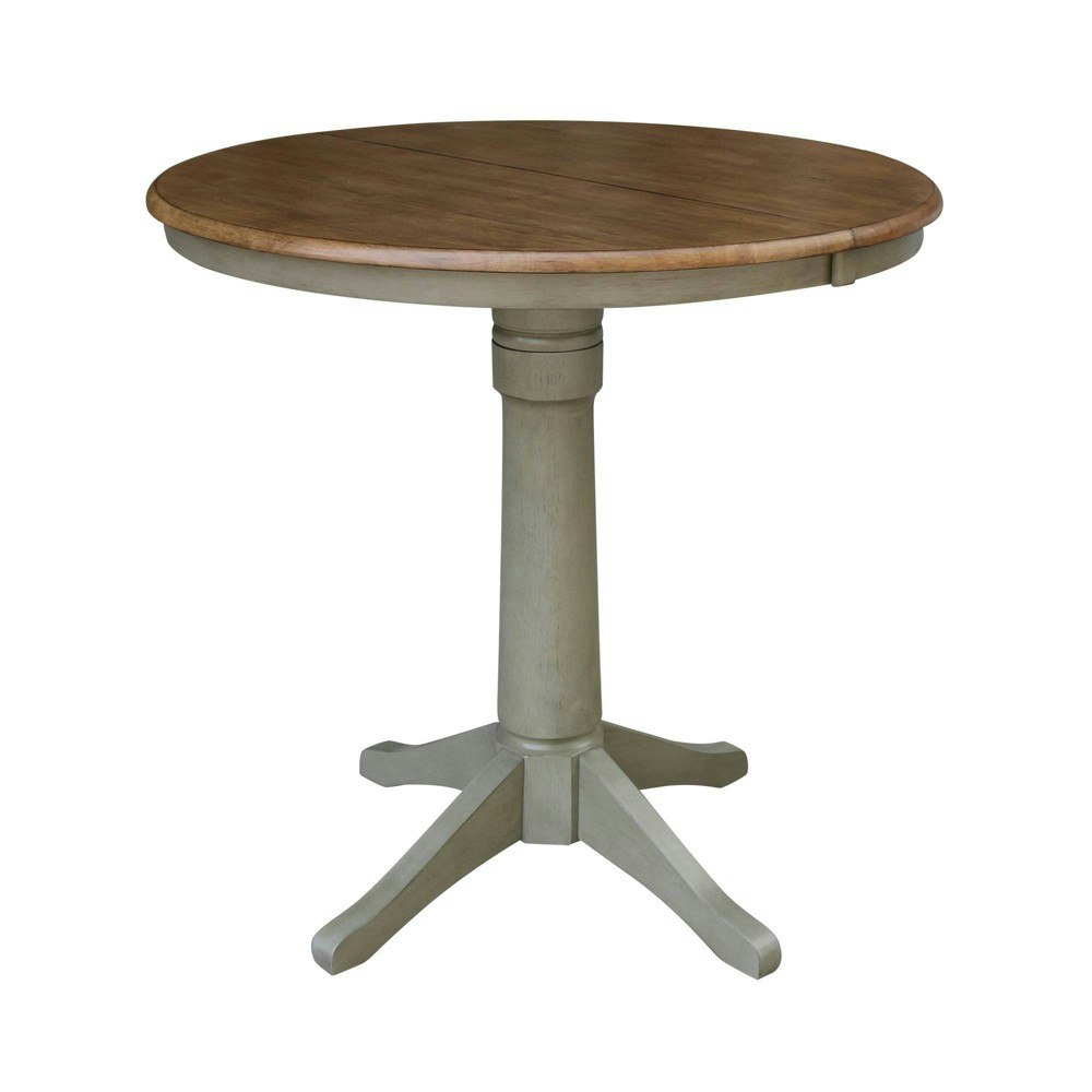 International Concepts 36-Inch Magnolia Counter Height Dining Table with Leaf: $479.99